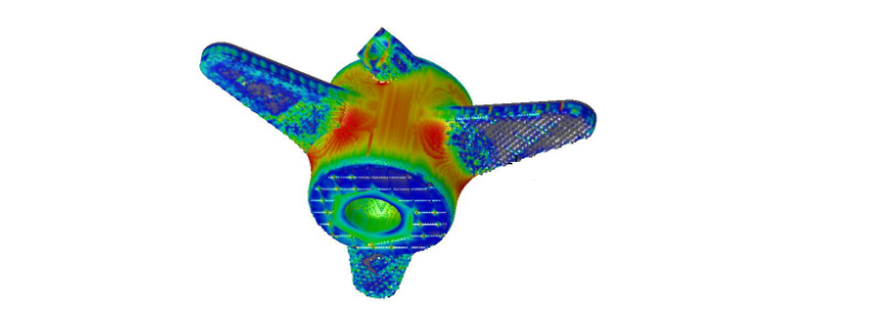  Image of analysis scan on an AM part 